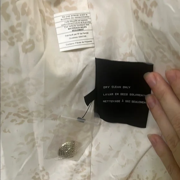 Cream Coat with Faux Fur Collar - Picture 9 of 11